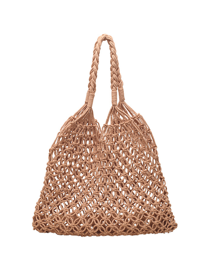 Woven Cutout Vacation Beach Bag