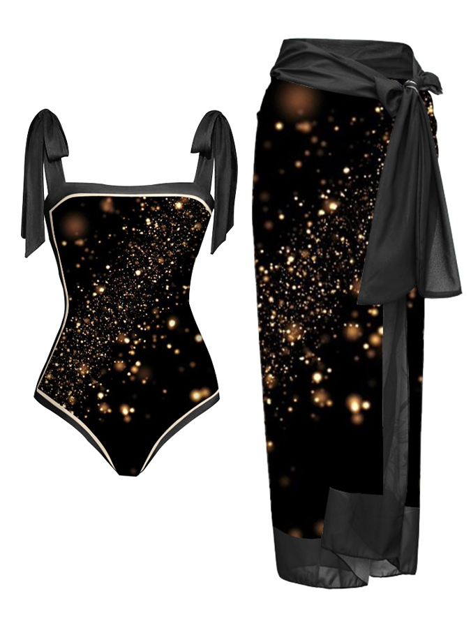 The Starry Sky One Piece Swimsuit