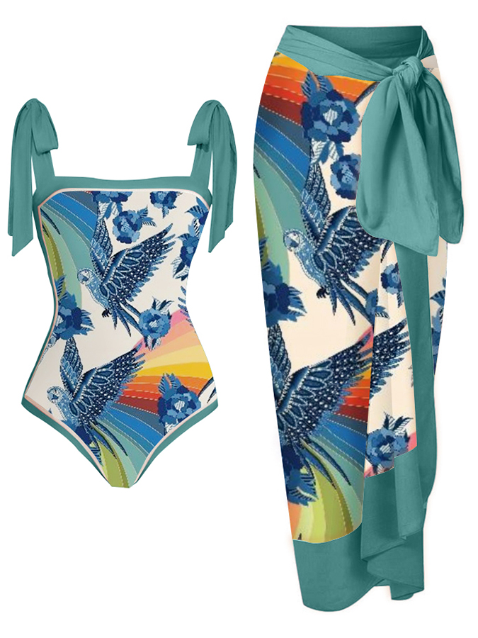 Printed Chic One Piece Swimsuit