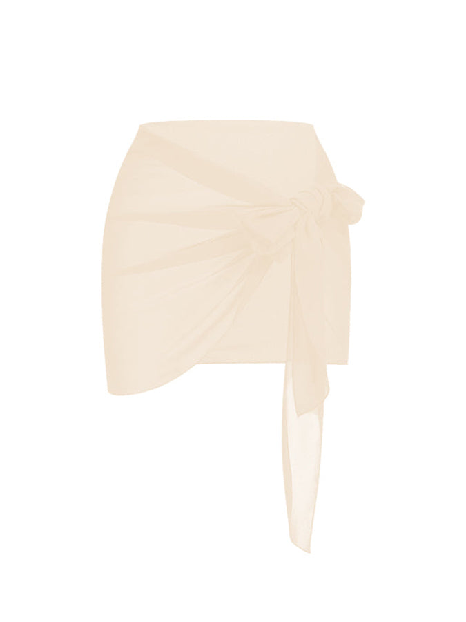 Printed Panel Chic One Piece Swimsuit and Coverup