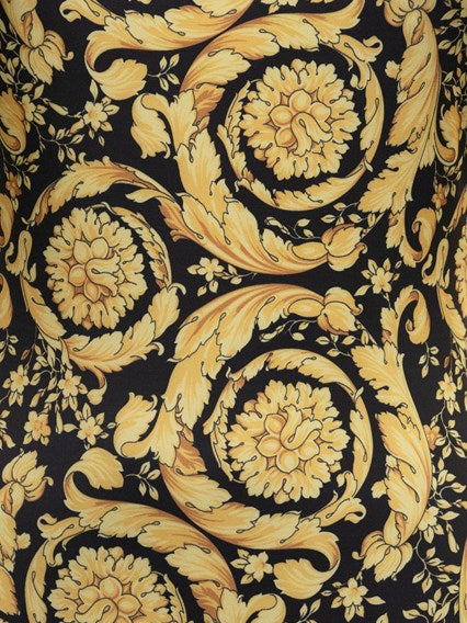 Fashion Printed Open Back One Piece Swimwear Suit