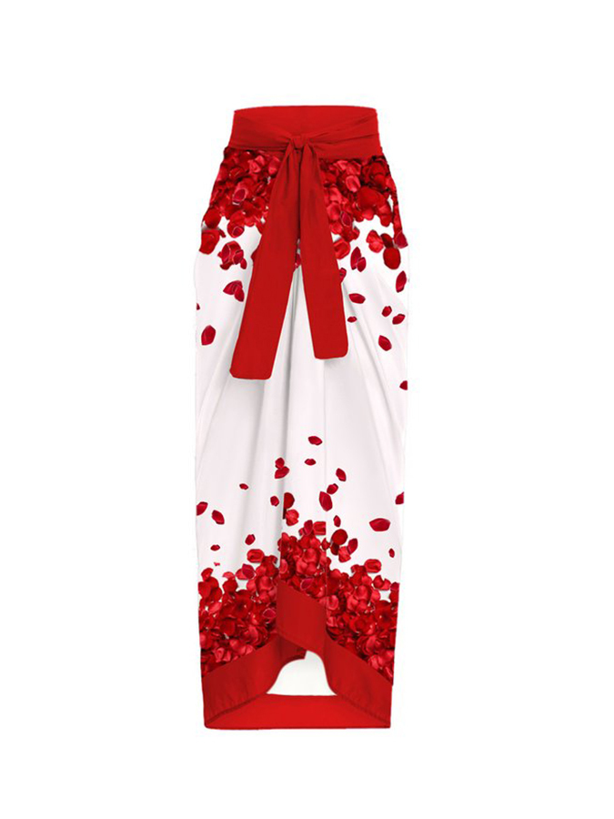 Printed Panel Open Back One Piece Swimsuit