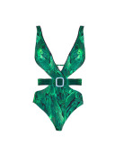 Only Green Cutout One Piece