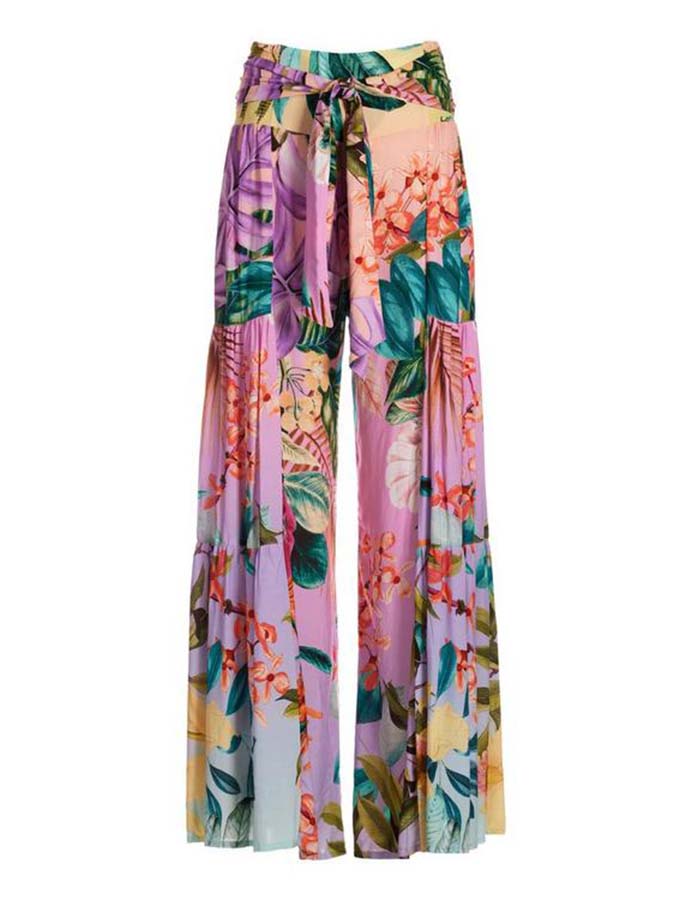 Trendy Print Backless One Piece Swimsuit