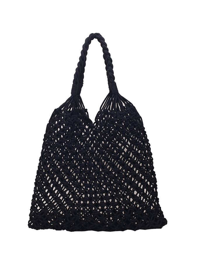 Woven Cutout Vacation Beach Bag