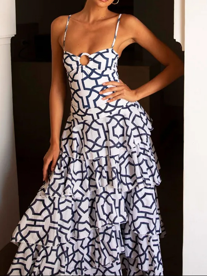 Print One Piece Swimsuit And Kimono