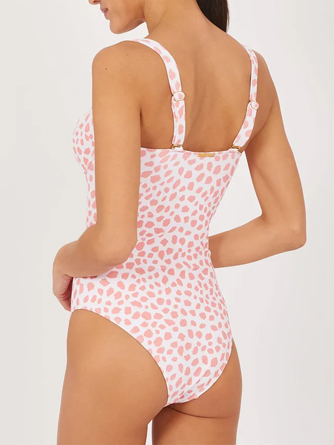 Geometric Print One Piece Swimsuits and Kimono