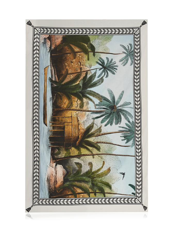 Fashion Print Lace Up One Piece Swimsuit