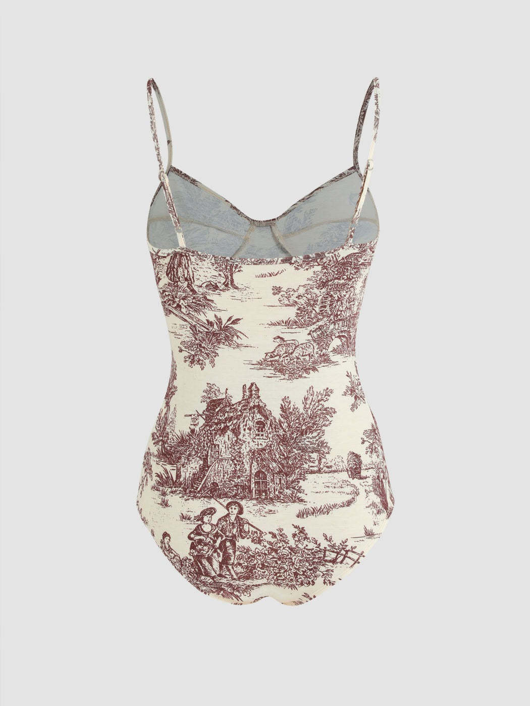 Printed Simple Fashion One Piece Swimsuit