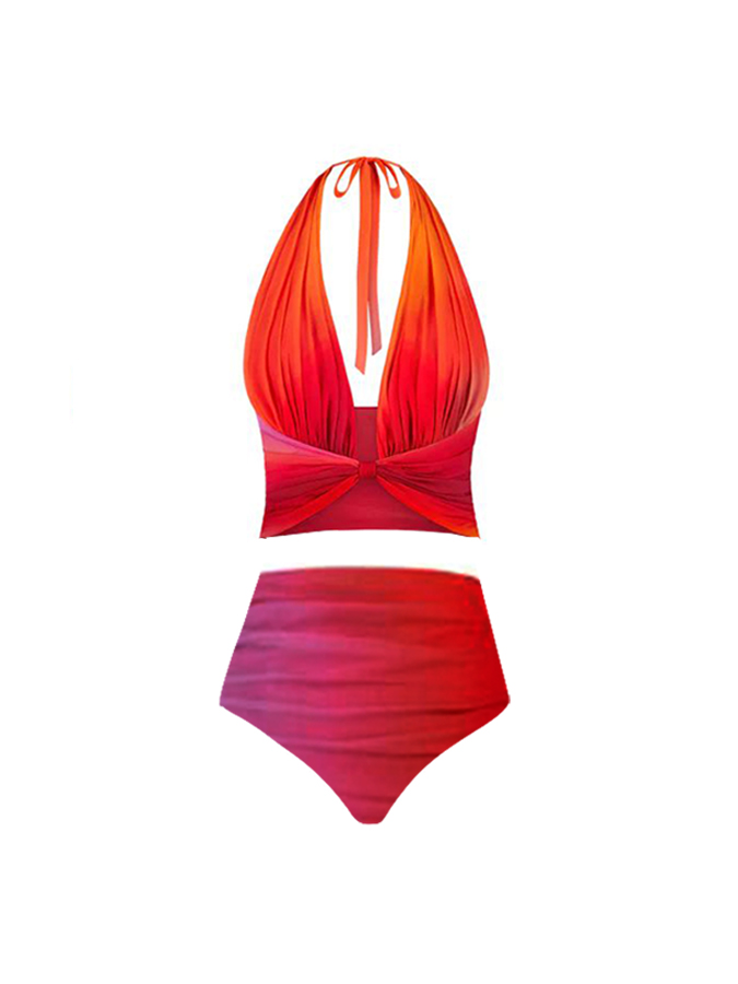 Ombre Prints Bikinis Swimwear & Cover-Ups