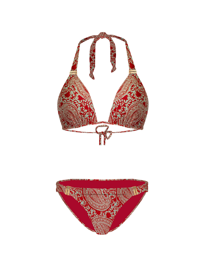 Vintage Print One Piece Swimsuit