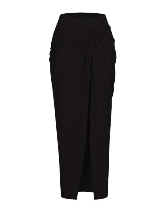 Fashion Solid Color Bow One Piece Swimsuit