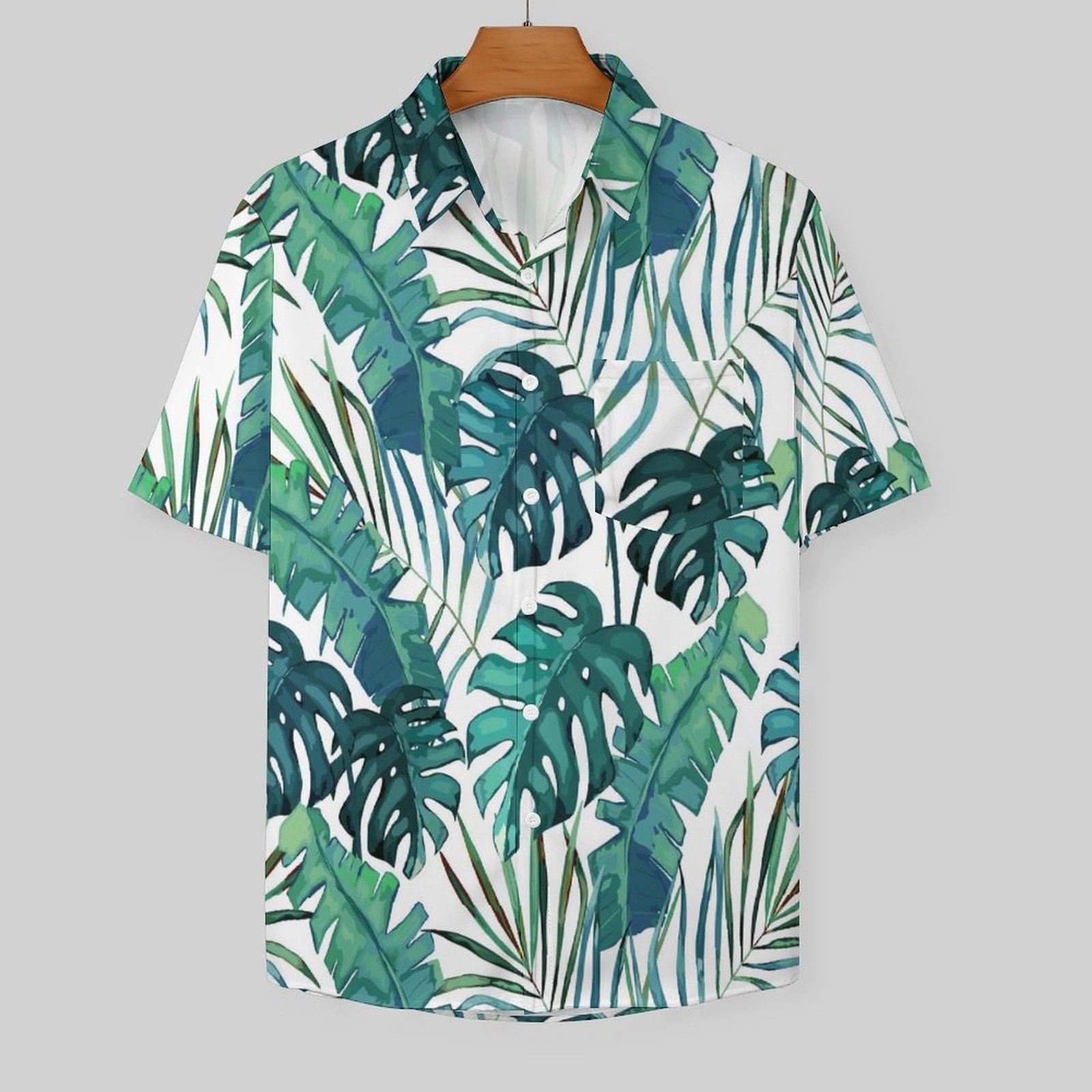 Men's Rider Fake Hawaiian Print Shirt