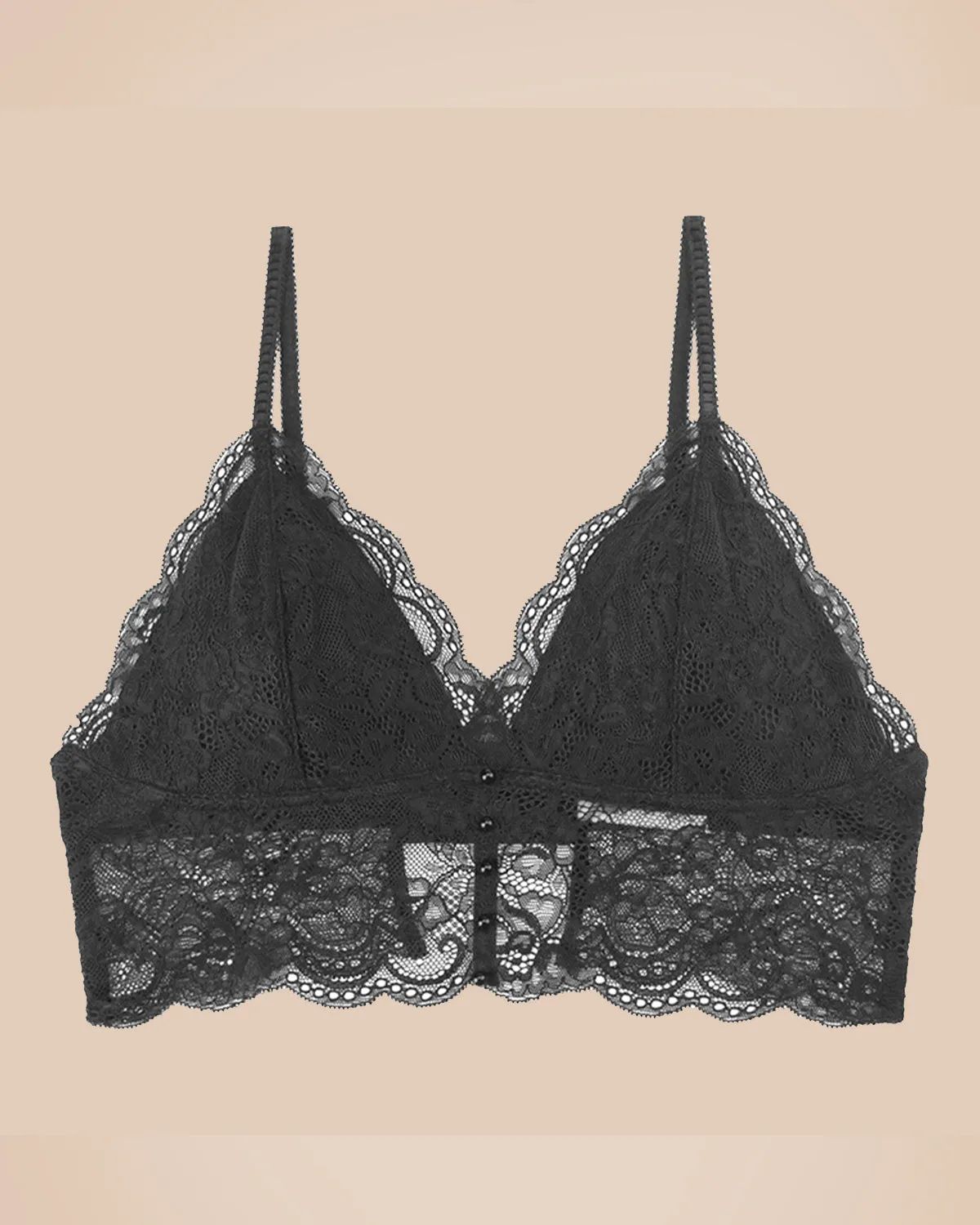 French triangle cup sexy lace deep V underwear