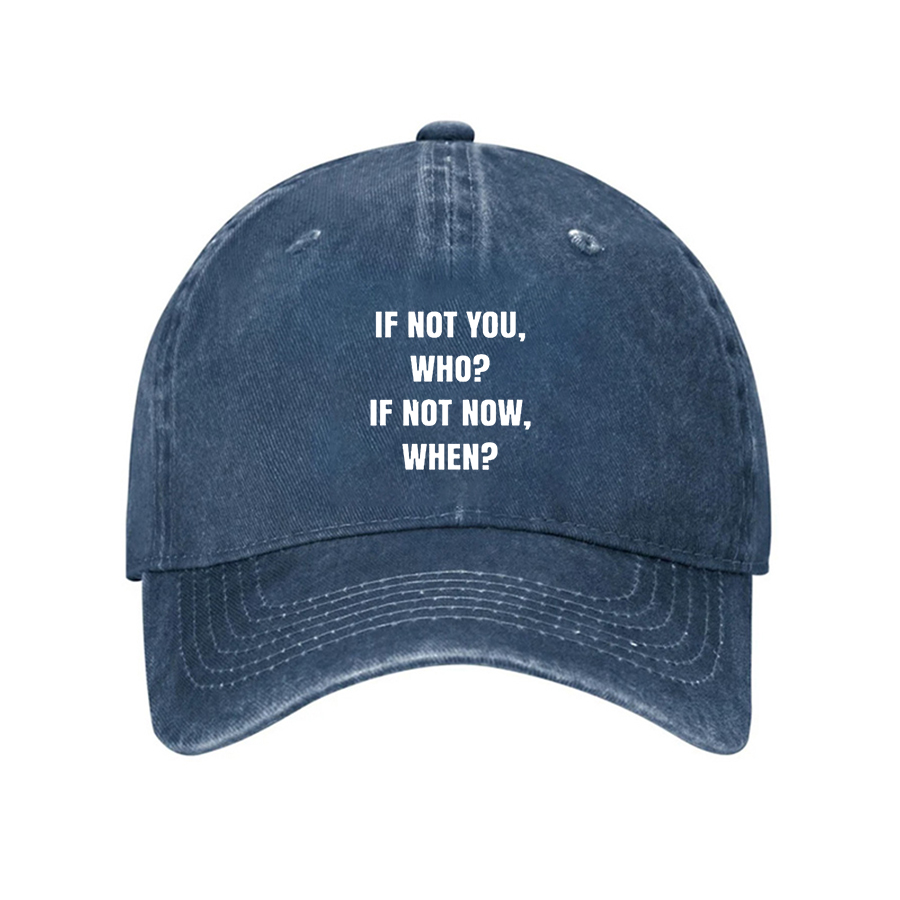 Men's Cowboy Hat Adjustable Washed Denim Baseball Cap