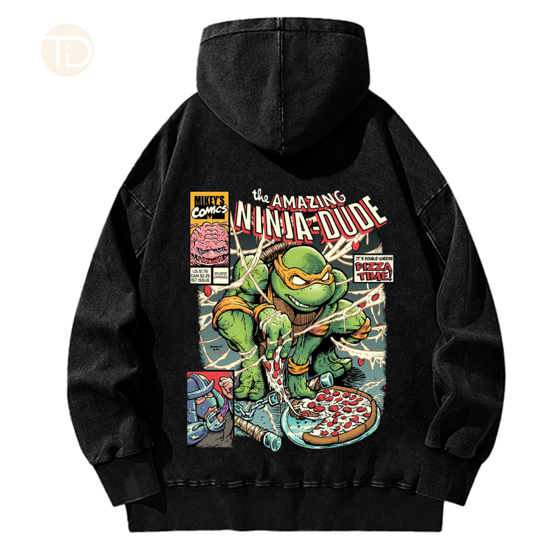 Teenage Mutant Ninja Turtles Unisex Print Casual Wash Hoodies