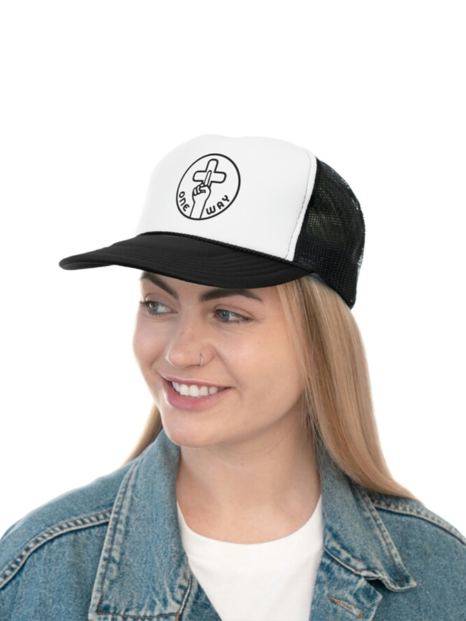 One Way Unisex Mesh Baseball Cap-LOVELLX