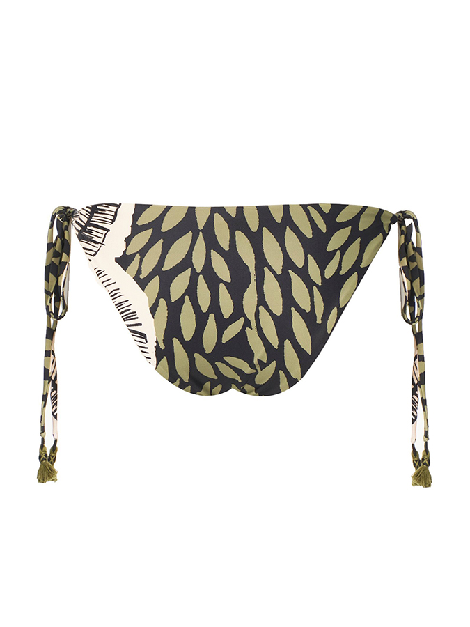 Vintage Print Beach Bikini Set