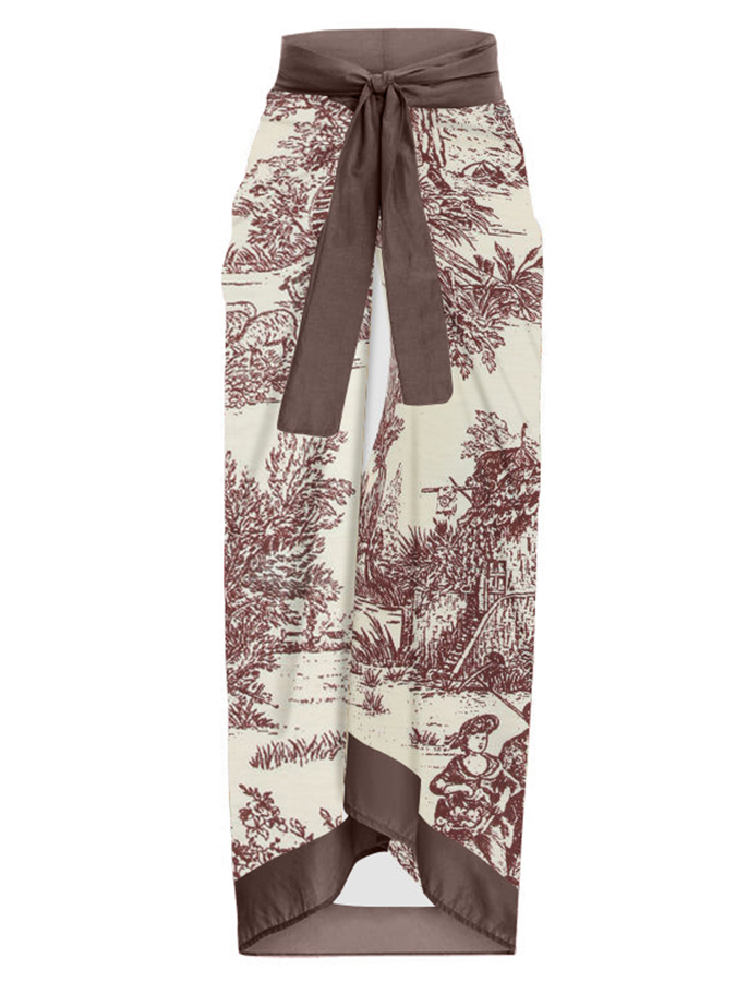 Printed Simple Fashion One Piece Swimsuit