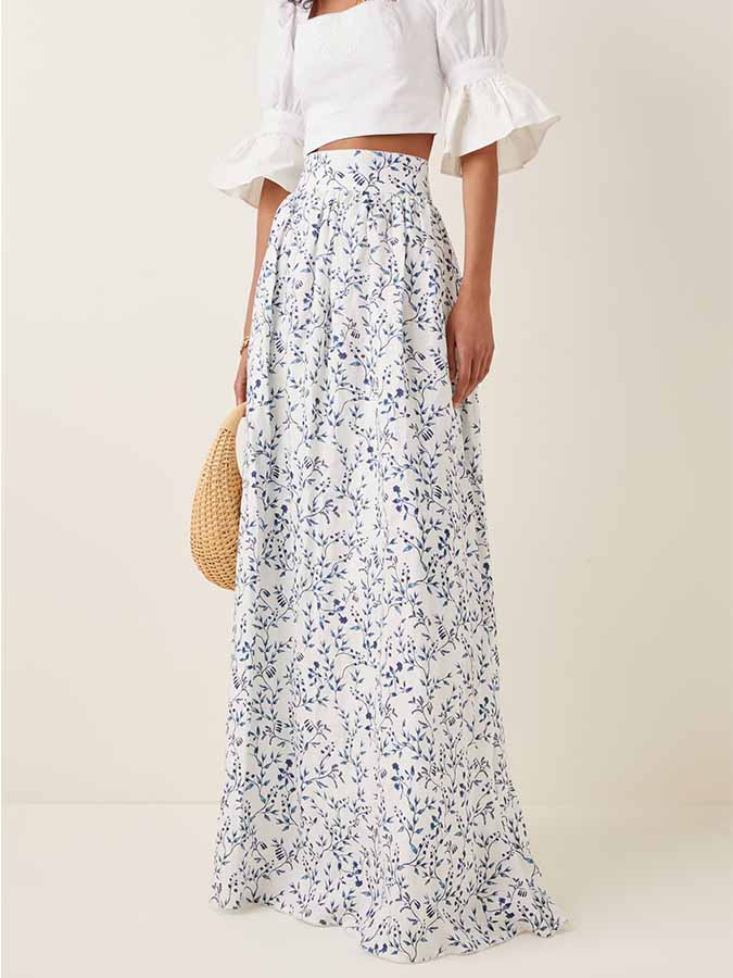 Agaric Print Bikini Sets and Maxi Skirts