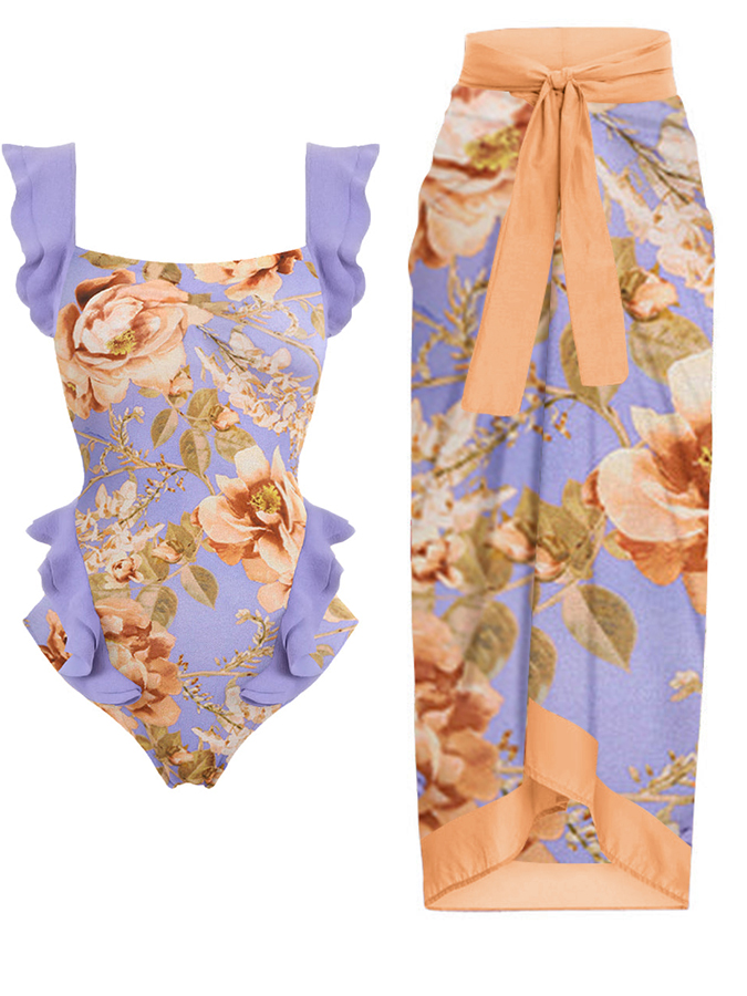 Fungus Print Fashion One Piece Swimsuit