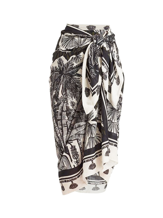 Floral Print One Piece Swimsuit and Cover Up