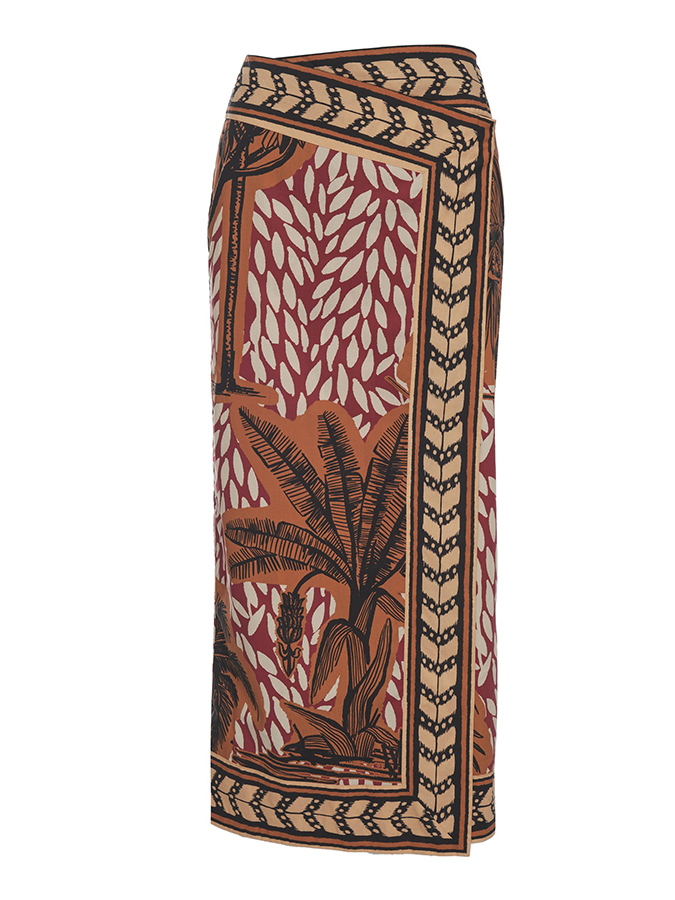 Vintage Print Beach Bikini Set