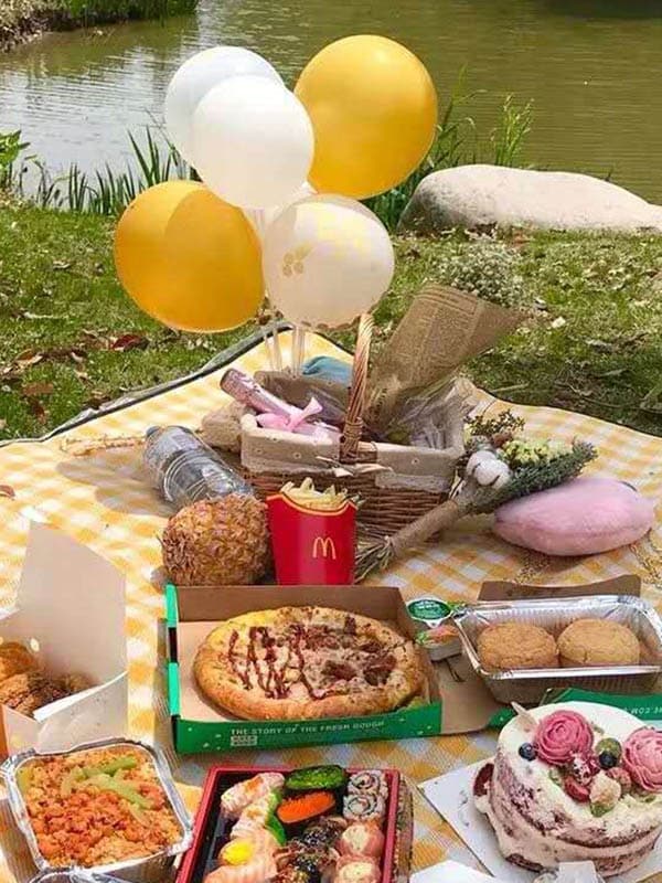 Plaid Oxford Picnic Mat Waterproof Beach Mat