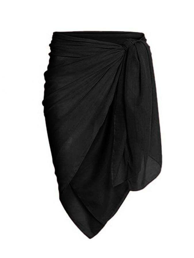 Deep V-Neck Ruffle Print One-Piece Swimsuit