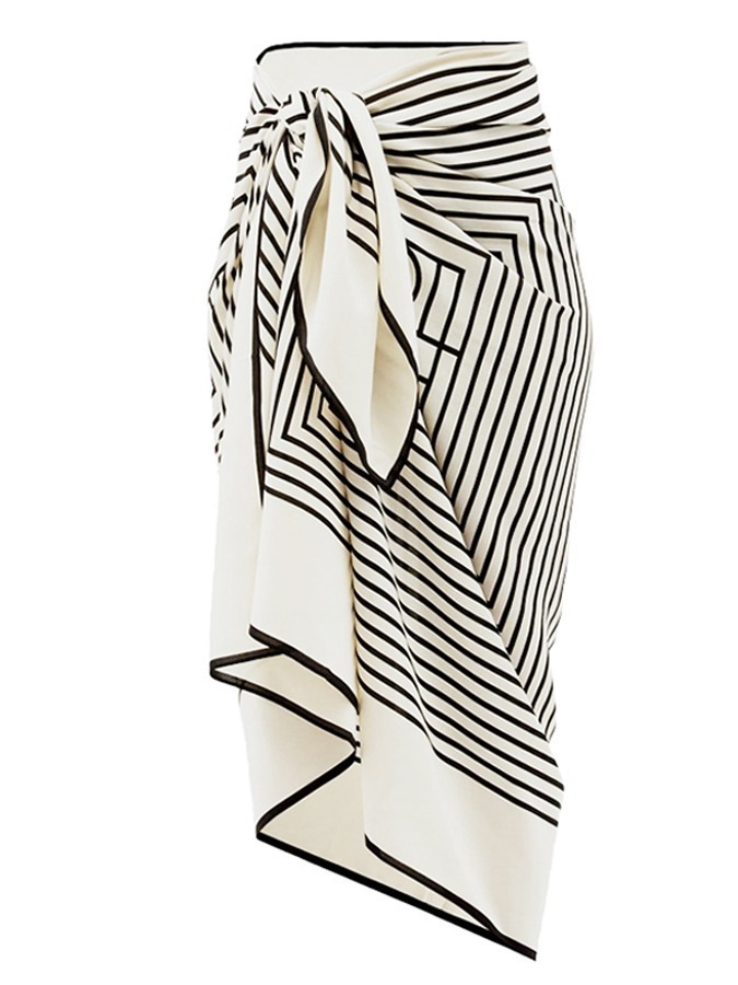 Color Block One-Piece Swimsuit And Beach Kaftan Dress