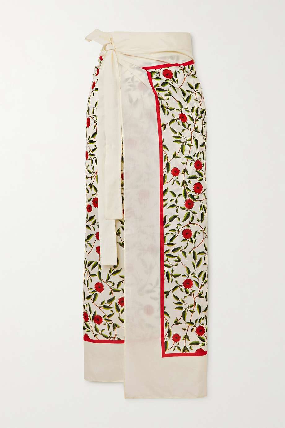 Floral Print One-Piece Swimsuit Set