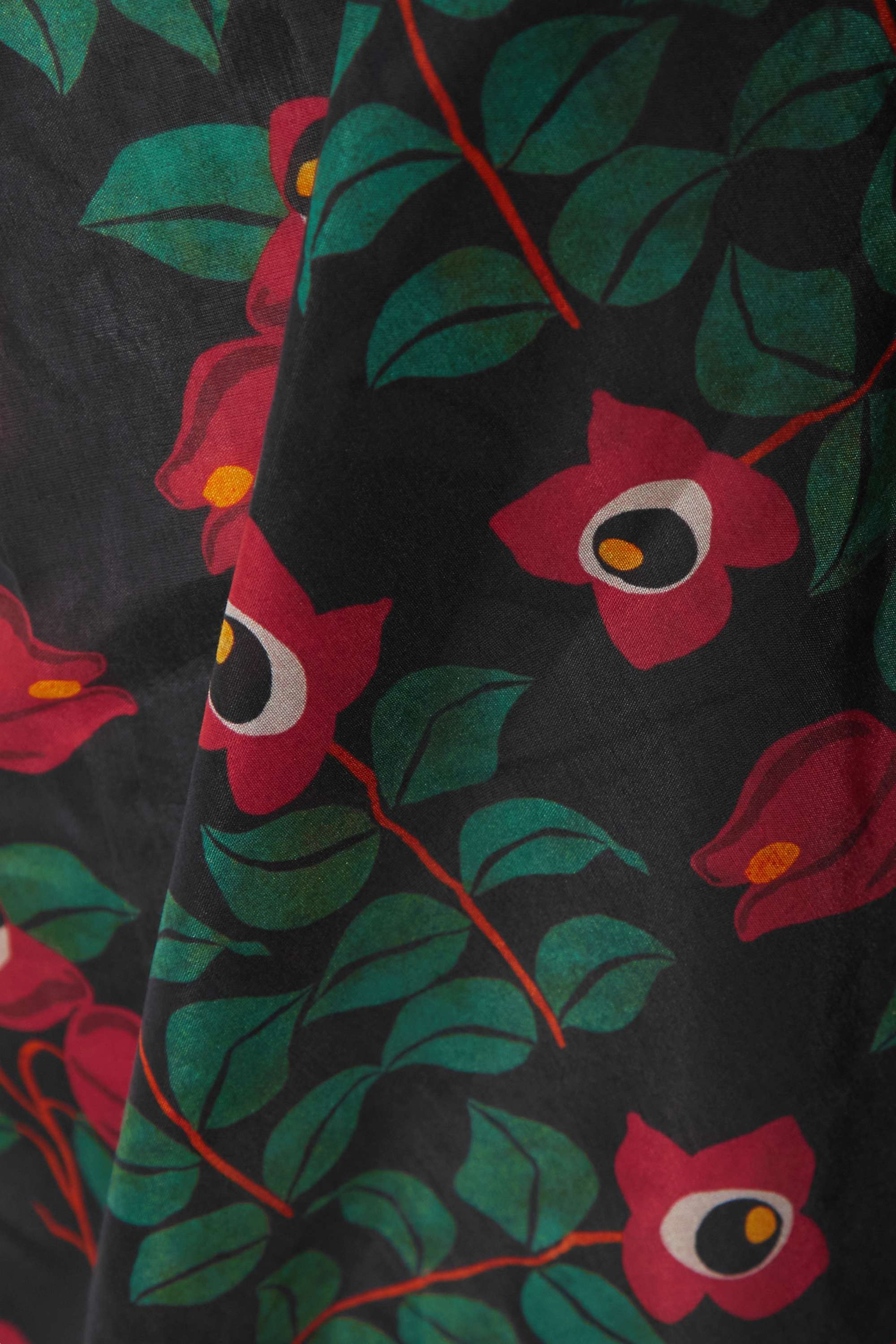 Flower One-piece Swimsuit Set