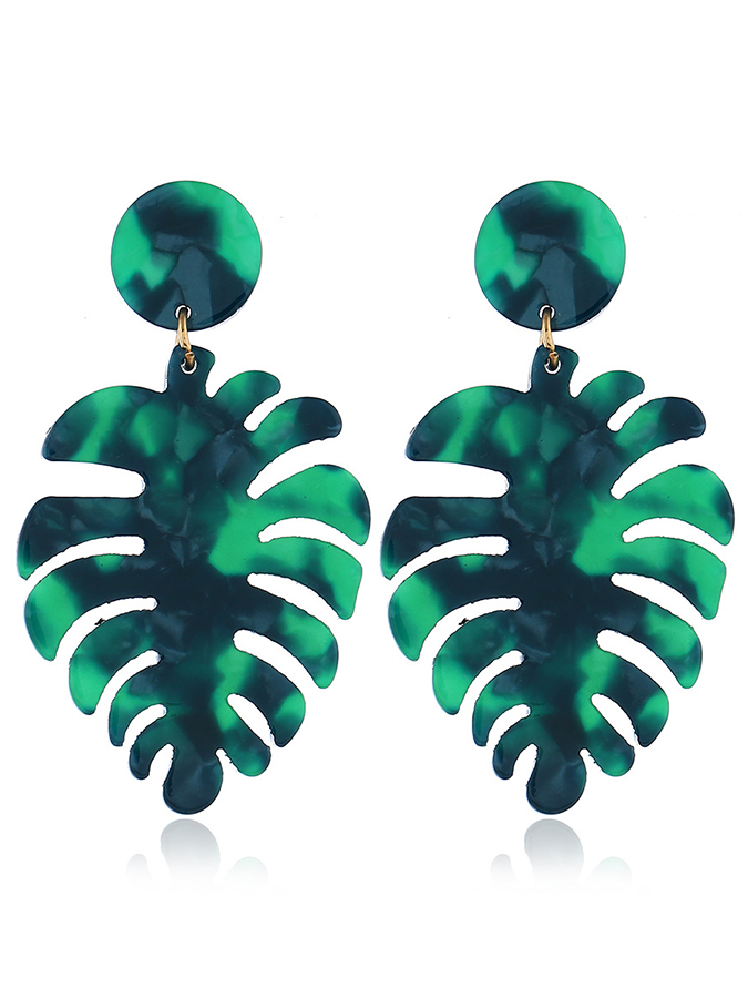 Fashion Vintage Leaves Beach Earrings