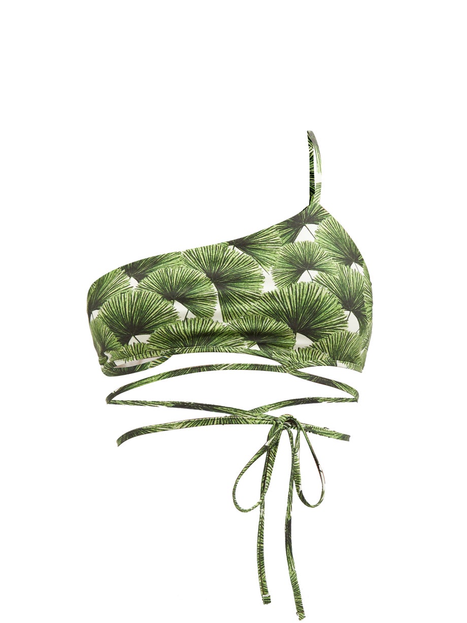 Fashion Printed One-Shoulder Bikini