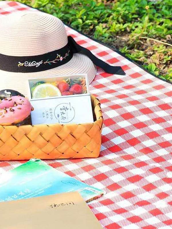 Plaid Oxford Picnic Mat Waterproof Beach Mat