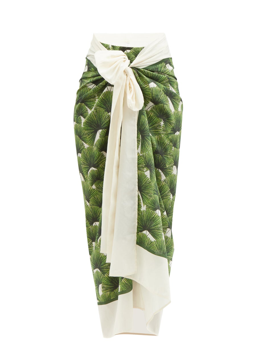 Fashion Printed One-Shoulder Bikini