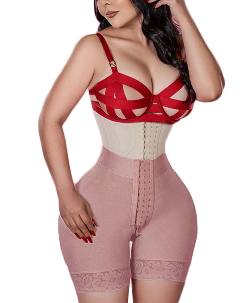 Pantalones cortos moldeadores de cadera para mujer Bragas de encaje se