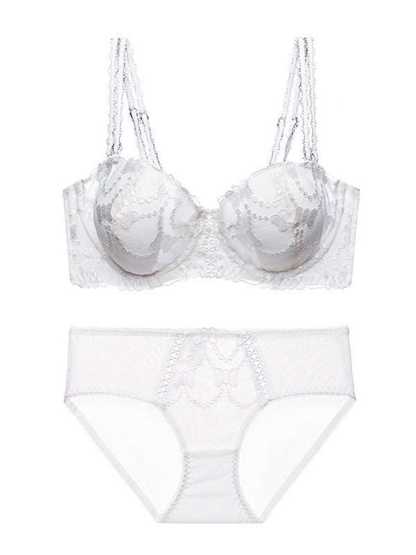 Conjunto de bragas de sujetador de encaje sexy