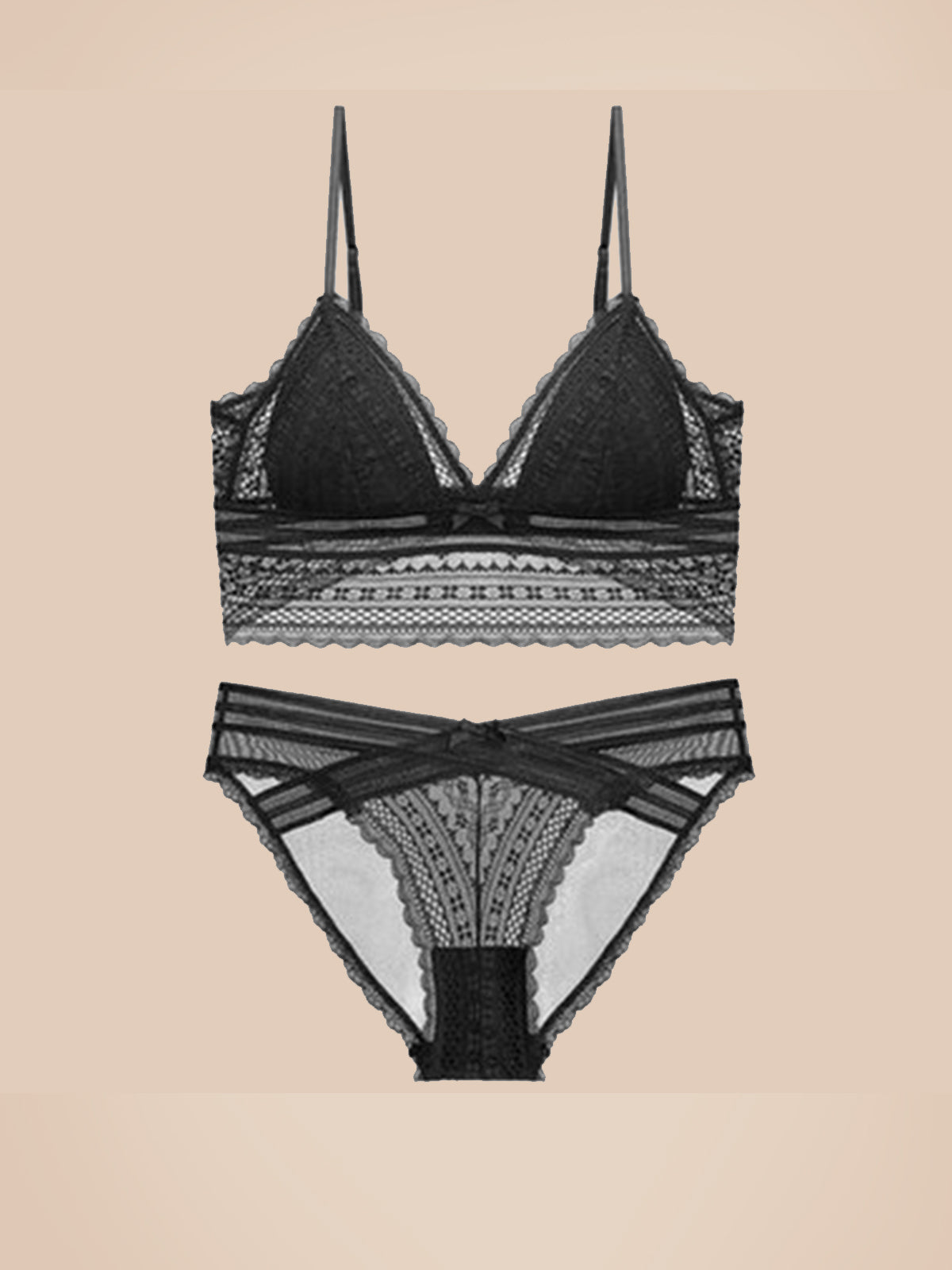 Sujetador de encaje sexy para mujer conjunto de sujetador sin alambre