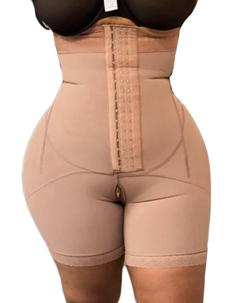 Prendas de compresión fajas para mujer body de doble presión flatten a