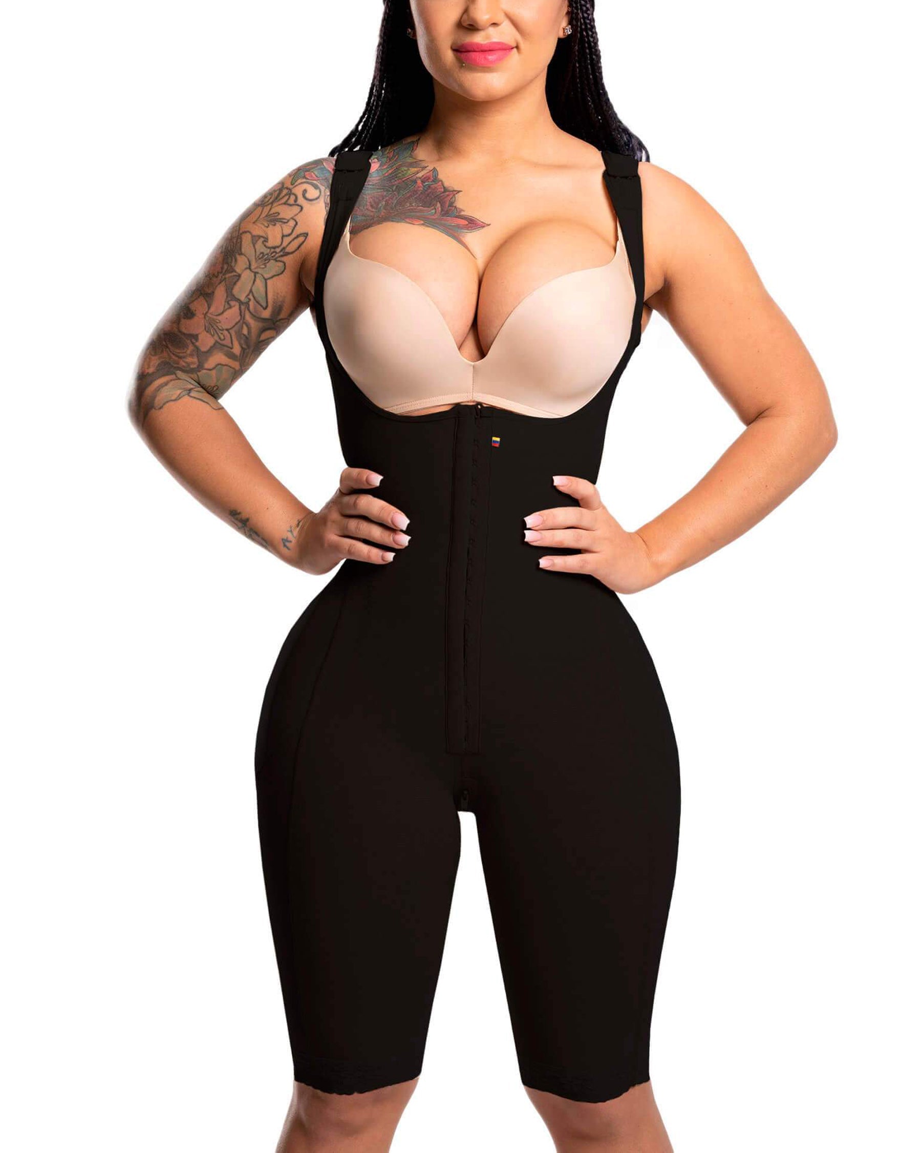 Sleeveless Breasted Open Bust Shapewear