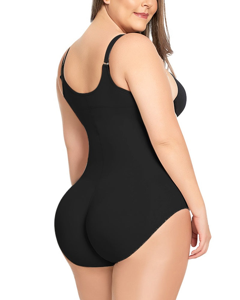 Braga sin compresión media negro