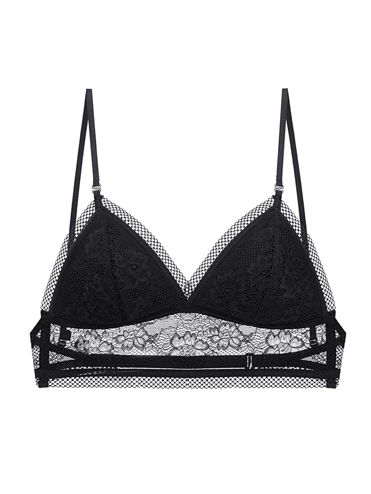 Sujetador trasero hermoso en forma de U sin anillo de acero ropa inter