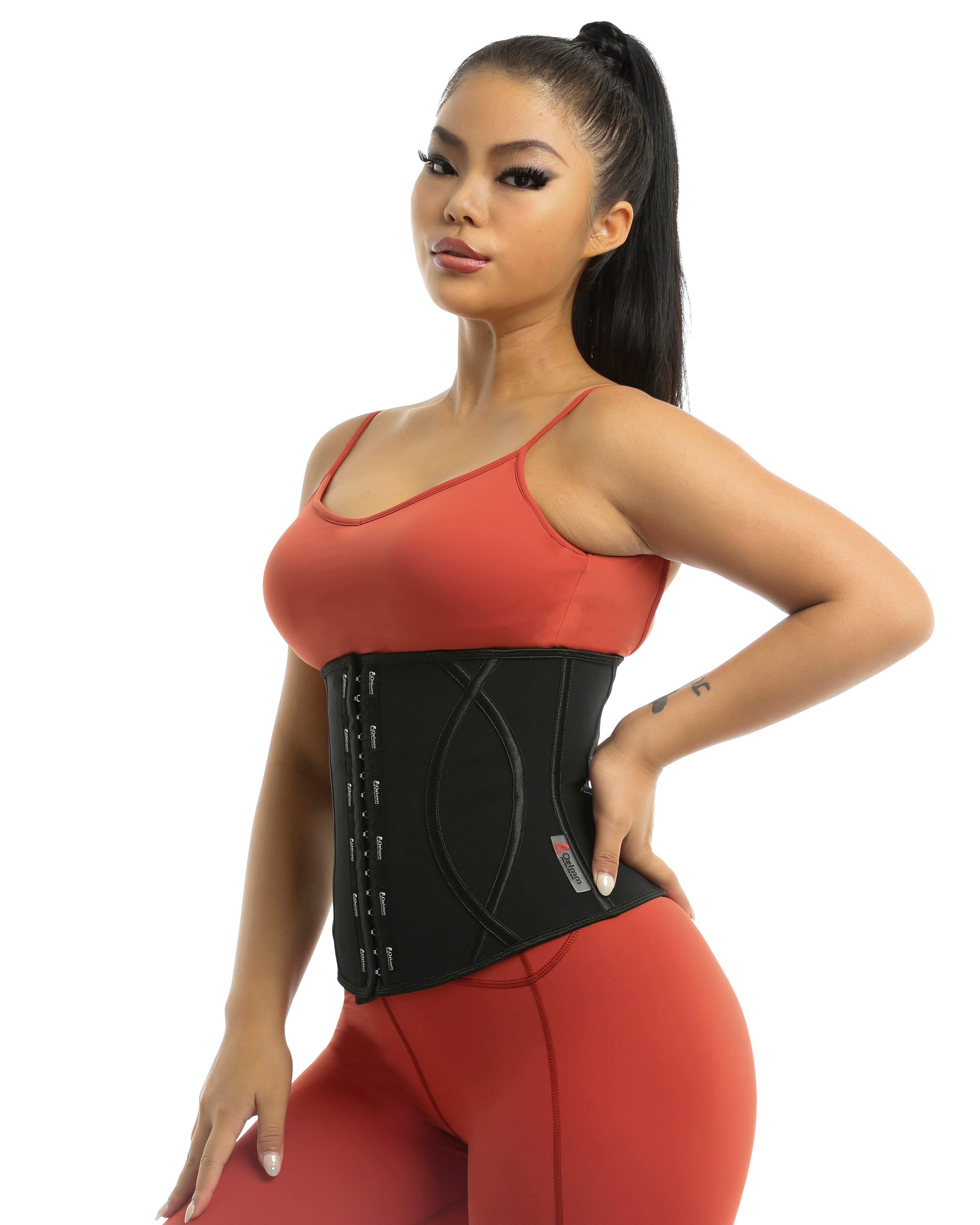 Faja bondage cruz de acero premium