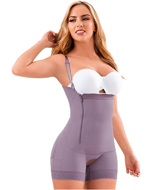 Fajas para mujer cremallera lateral control de barriga levantamiento d