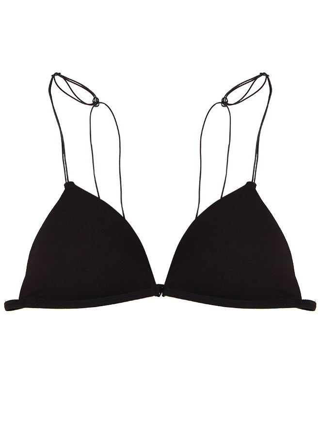 Sujetador de ropa interior con botón frontal francés