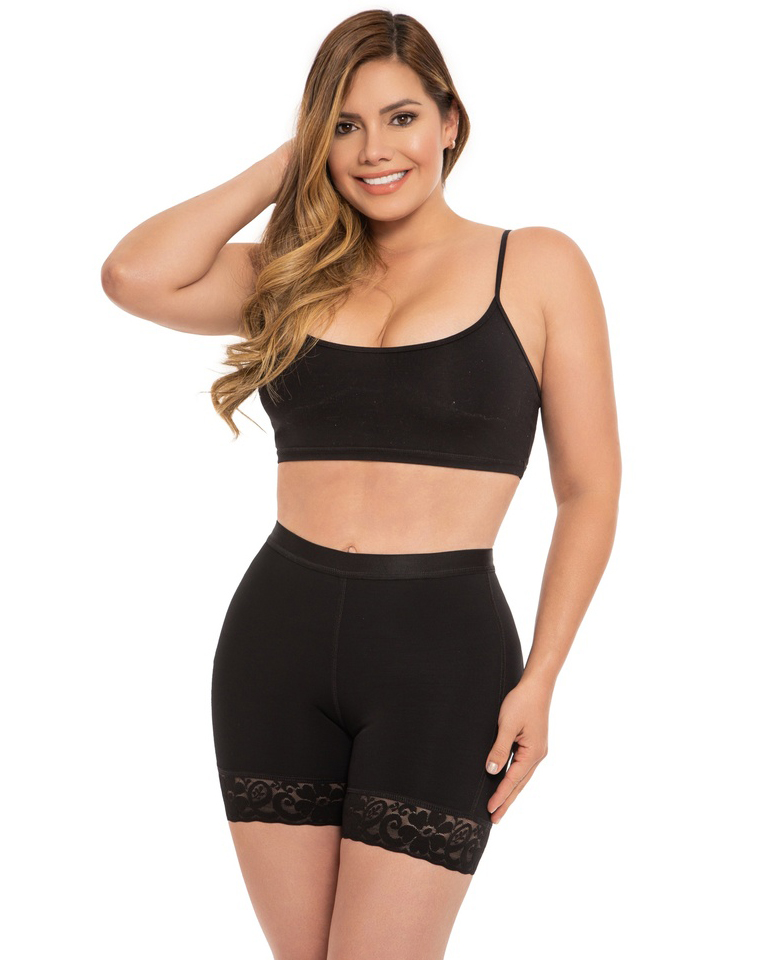 Pantalones cortos de cintura baja sin costuras para levantar la cadera