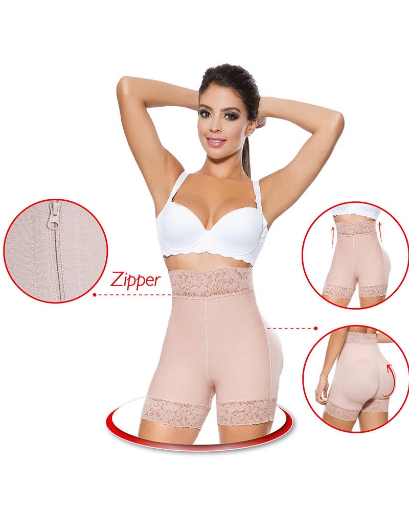 Mujeres butt lifter cintura alta hip enhancer pads ropa interior fajas