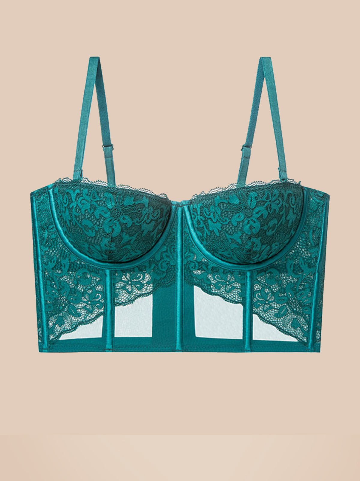 Sujetador de espina de pescado sexy francés