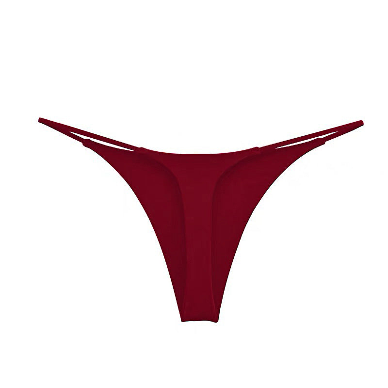 Tanga mujer color sólido t-back